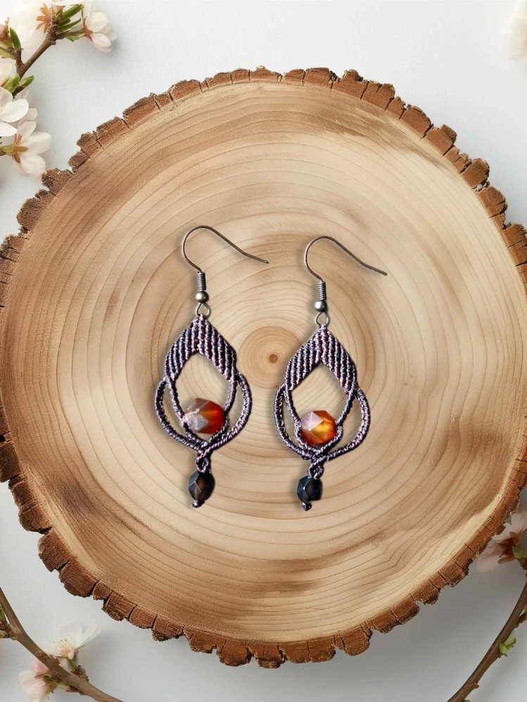 Náušnice dream agate