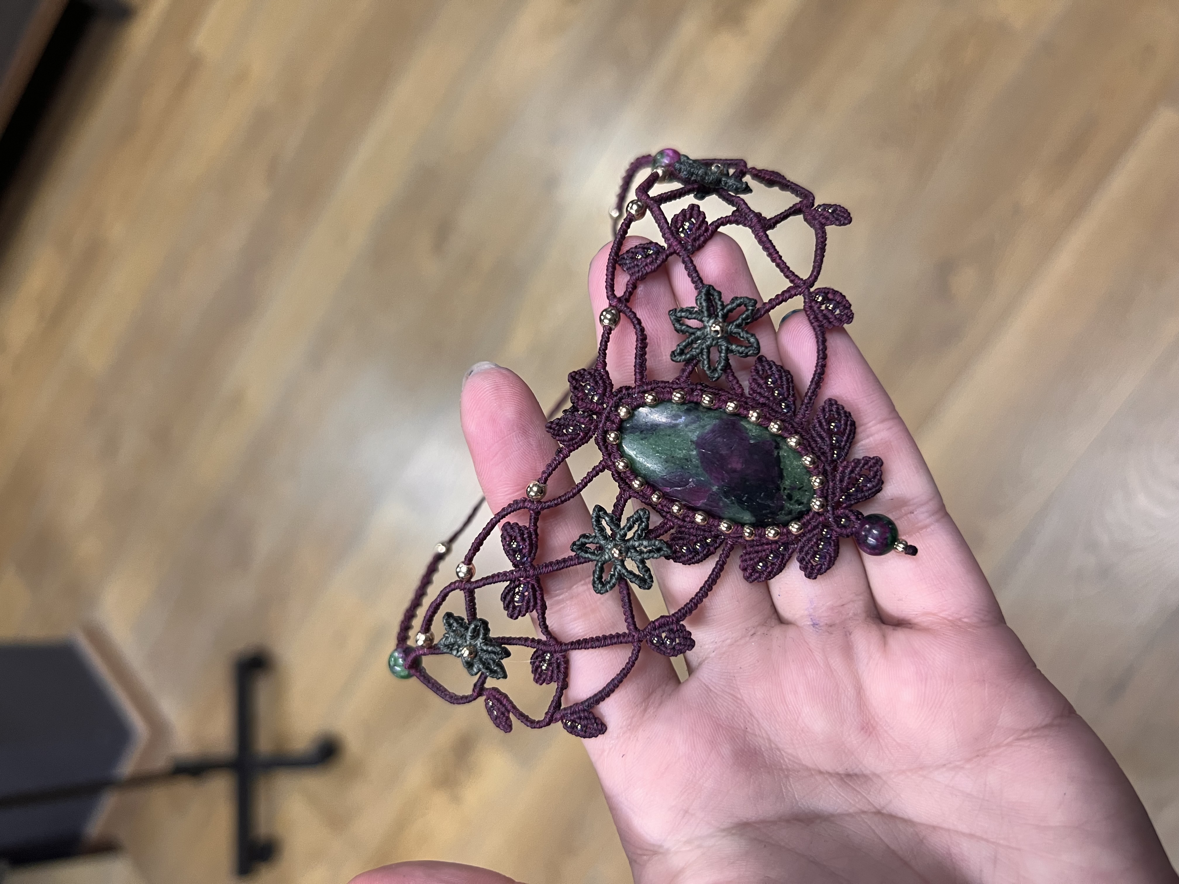 Macrame náhrdelník “Rhaenelle”