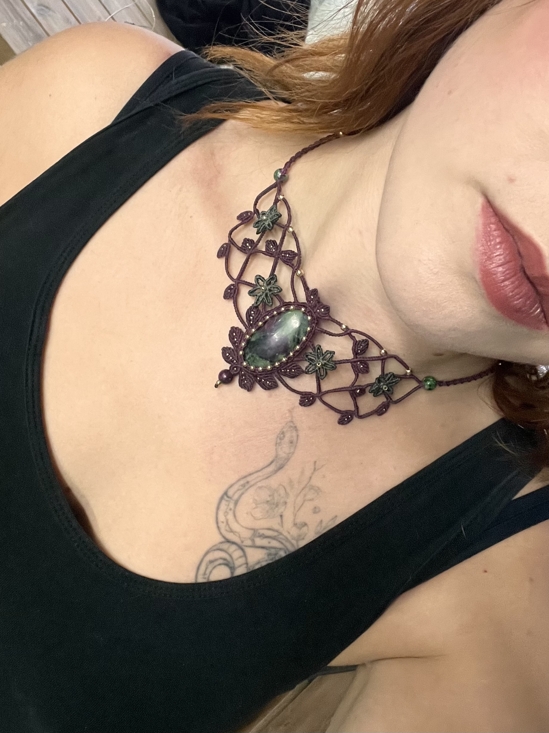 Macrame náhrdelník “Rhaenelle”