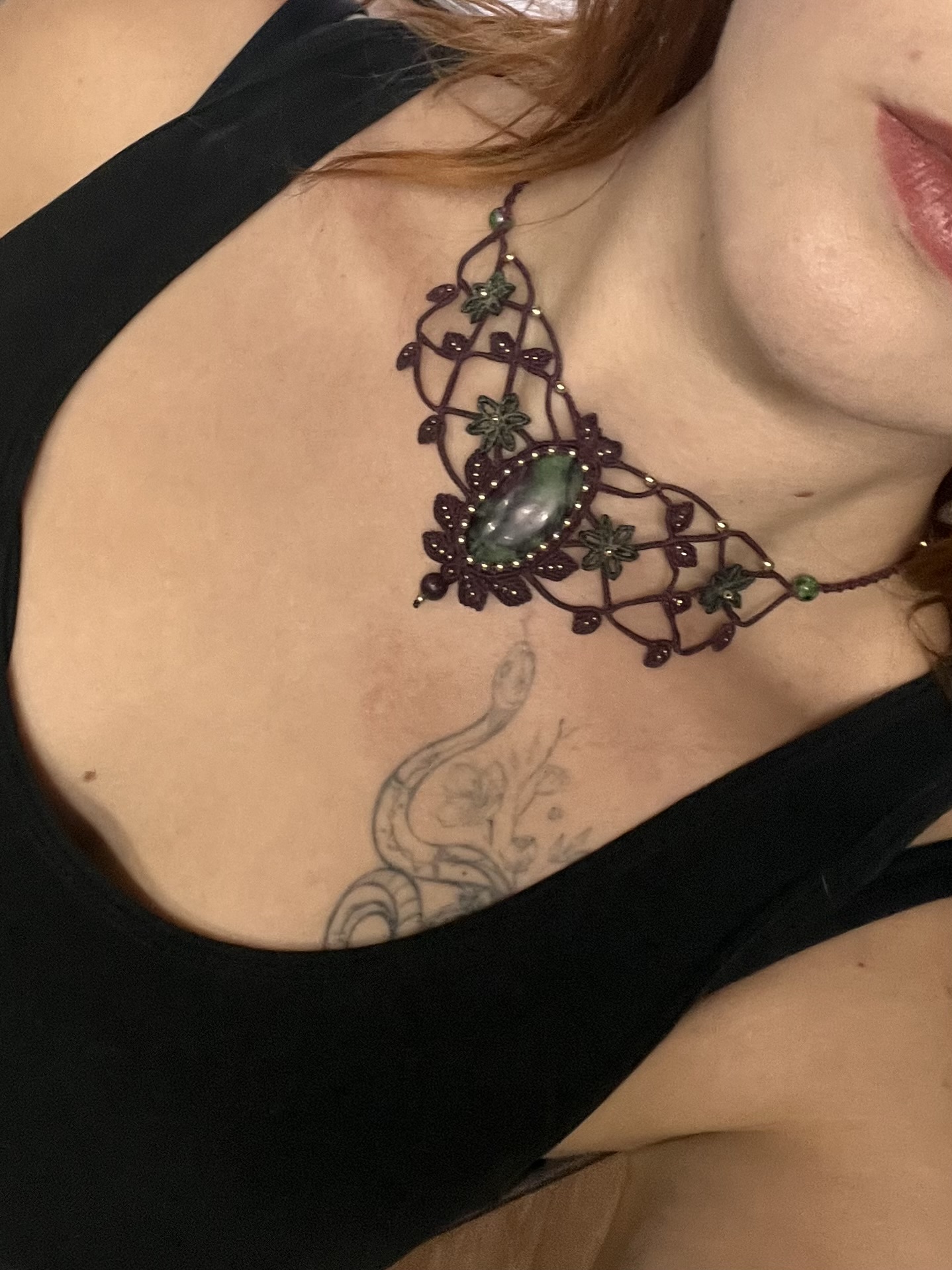 Macrame náhrdelník “Rhaenelle”