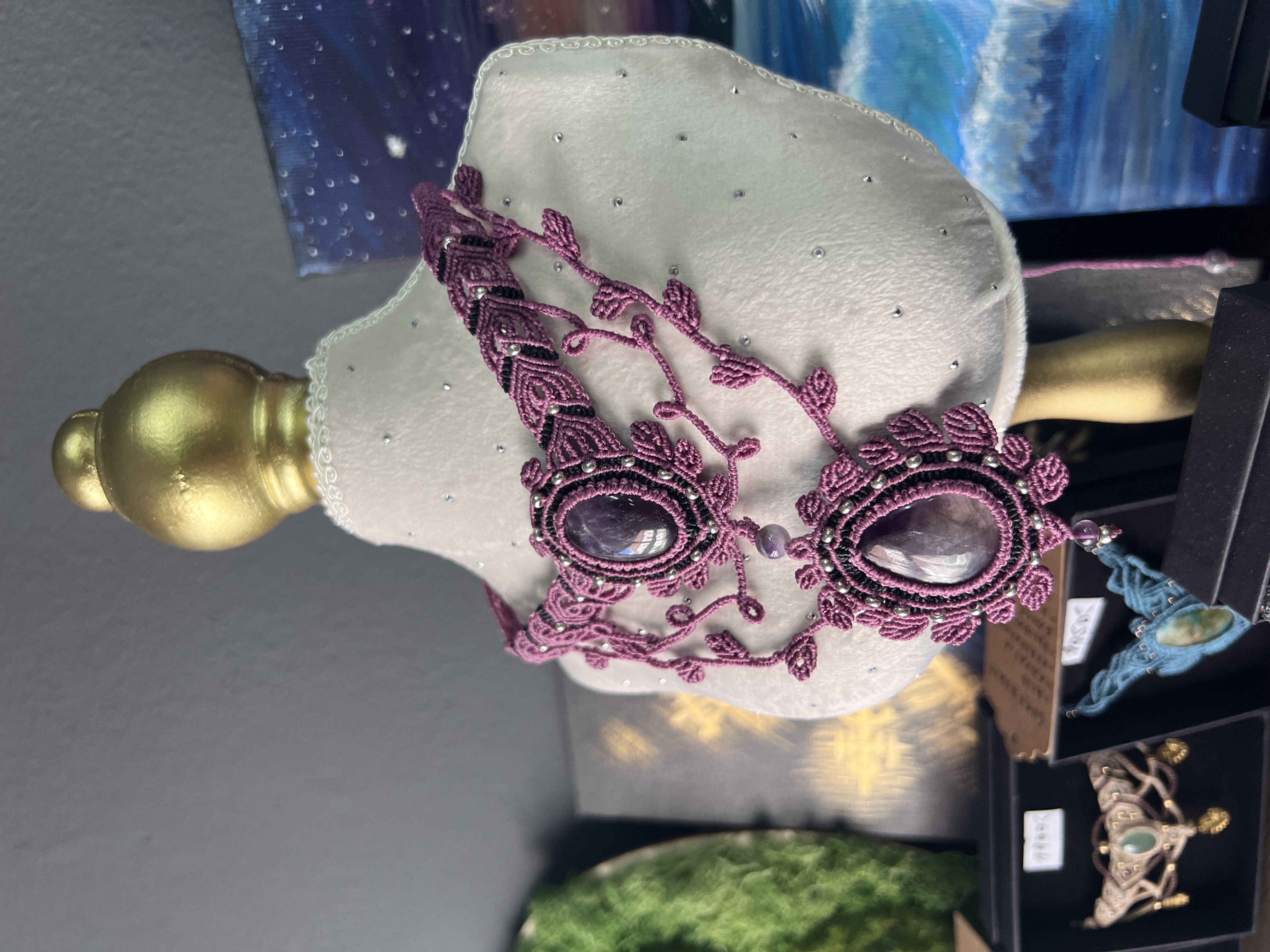 Macramé náhrdelník “Sylphira”