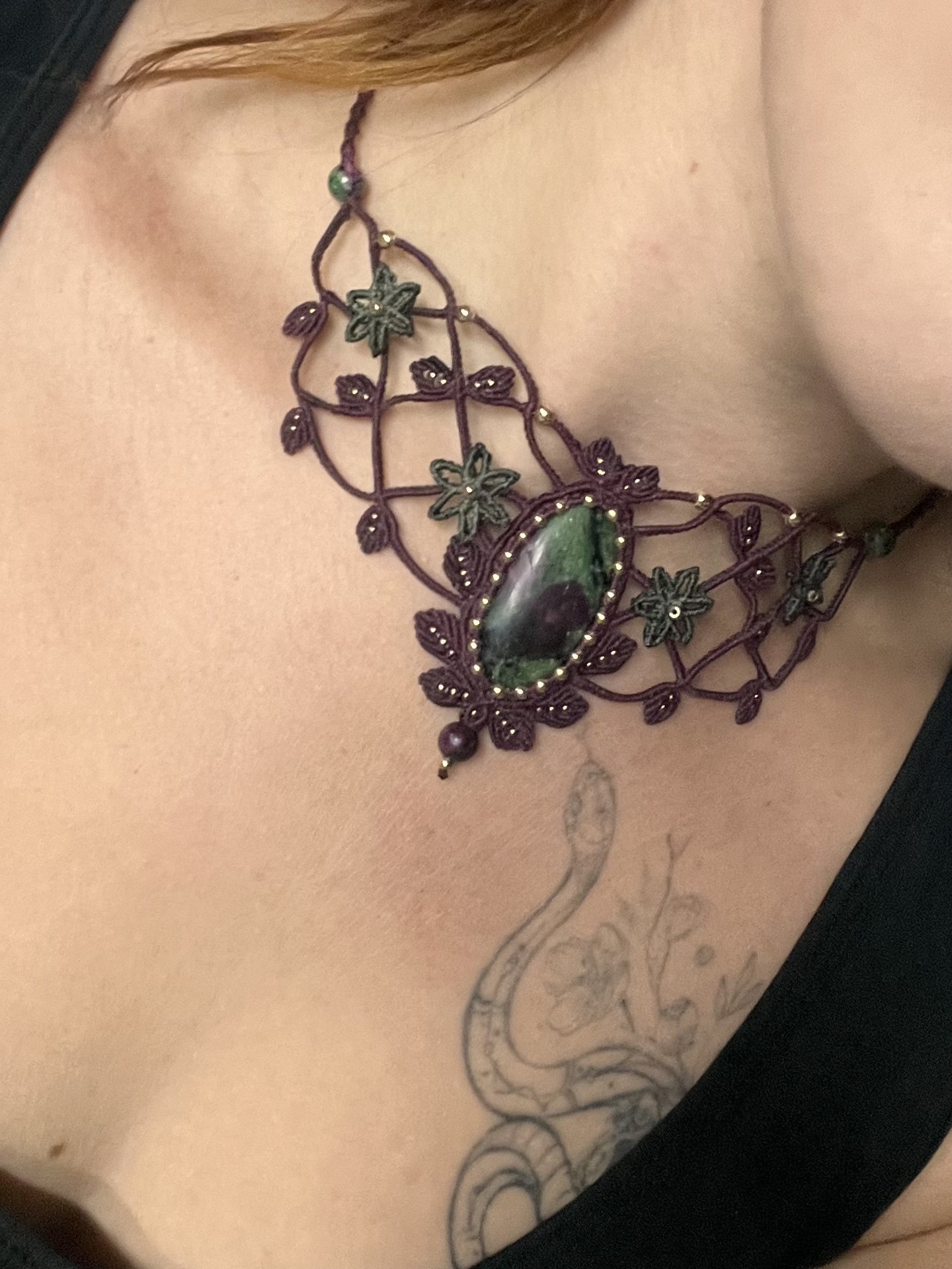 Macrame náhrdelník “Rhaenelle”
