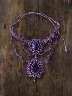 Macramé náhrdelník “Sylphira”