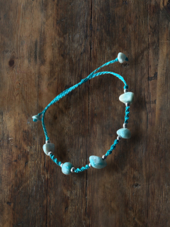 Macramé náramek s amazonitem